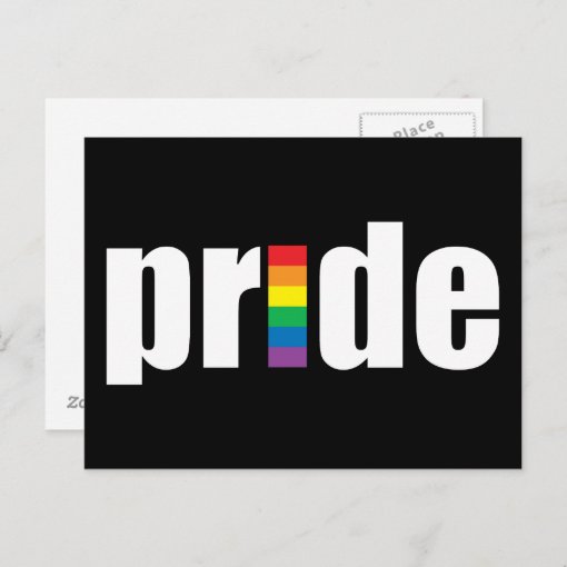 Gay Pride Postcard | Zazzle