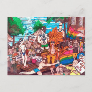 Gay Pride Postcard by Thompson Kellett