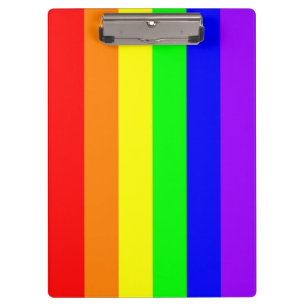 Gay Pride (Pure Colors) Clip Board