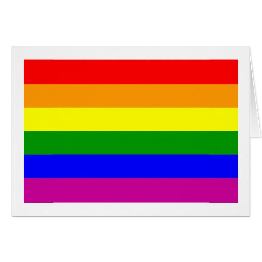 Gay Pride Rainbow (Front Horizontal)