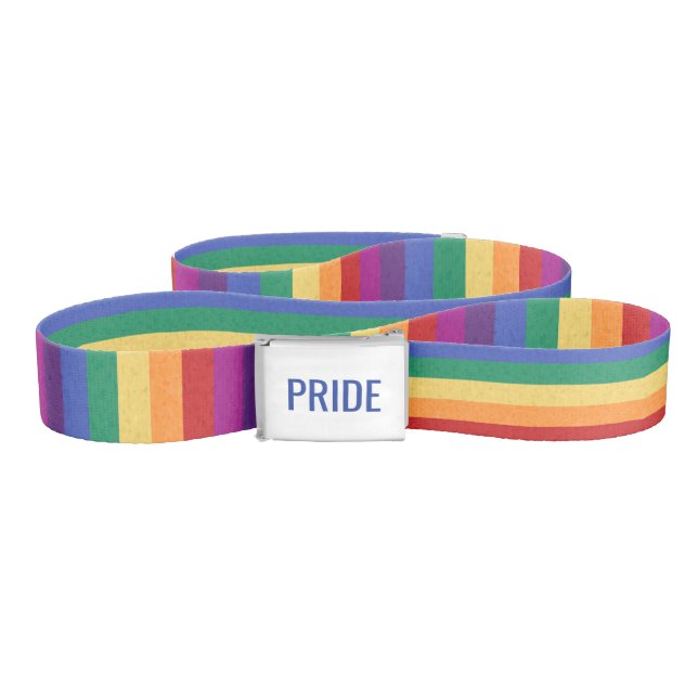 ?️‍?Pride Colored Rainbow Leather Belt. Unisex Size: 39 Inches Long s-l400.jpg main image 4