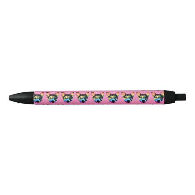 Gay Pride Rainbow Dog Pen (Front)