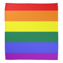 Gay Pride Rainbow Flag Bandana Gay Pride Rainbow Flag Bandana