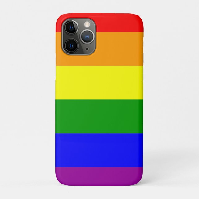 Gay Pride Rainbow Flag Case-Mate iPhone Case (Back)