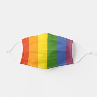 Gay Pride Rainbow Flag Cloth Face Mask