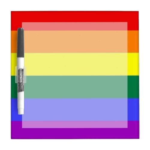Gay Pride Rainbow Flag Dry_Erase Board