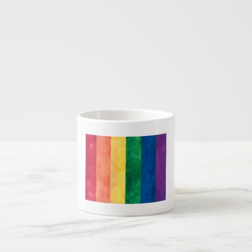 Gay Pride Rainbow Flag Espresso Cup