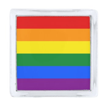Gay Pride Rainbow Flag Lapel Pin by Flagosity at Zazzle