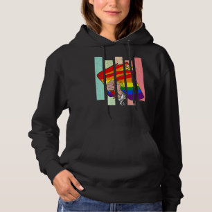 Gay Pride Rainbow Flag Lgbt Q Ally Equality Human  Hoodie