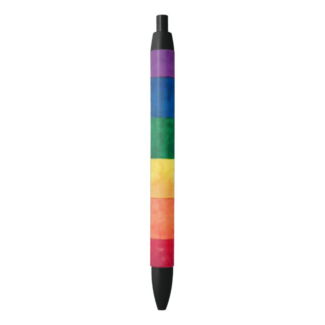 Gay Pride Rainbow Flag Pen (Front Vertical)