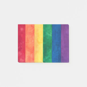 Gay Pride Rainbow Flag Post-it Notes