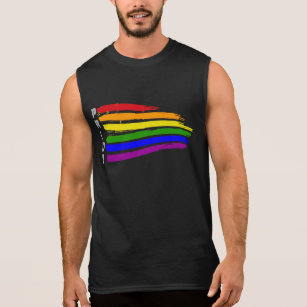 American gay pride flag tank - bcpolre