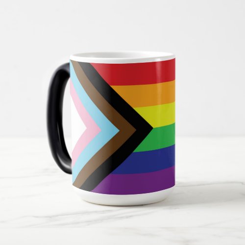 Gay Pride Rainbow Flag Progressive LGBTQIA Magic Mug