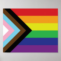 Gay Pride Rainbow Flag Progressive LGBTQIA+