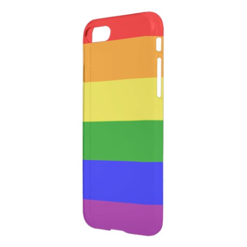 Gay Pride Rainbow Flag iPhone SE87 Case