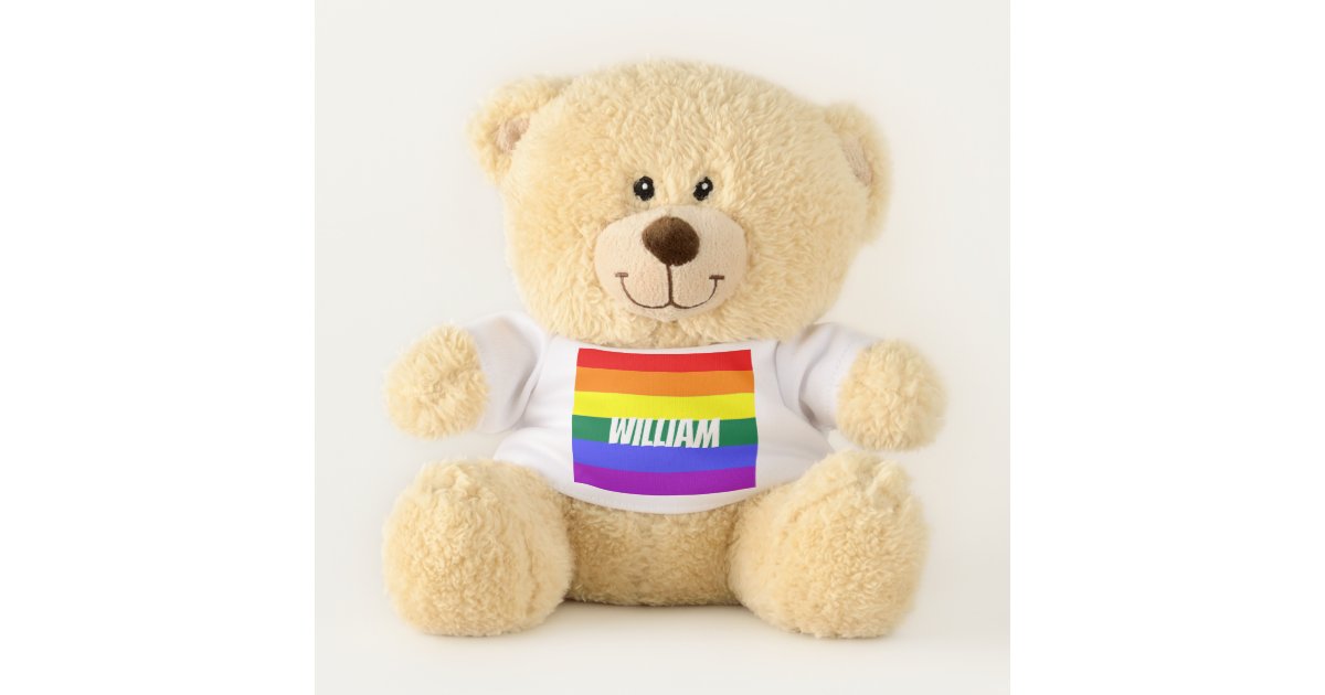 gay pride teddy bear