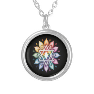 Gay Pride Rainbow LGBT Silver Plated Necklace