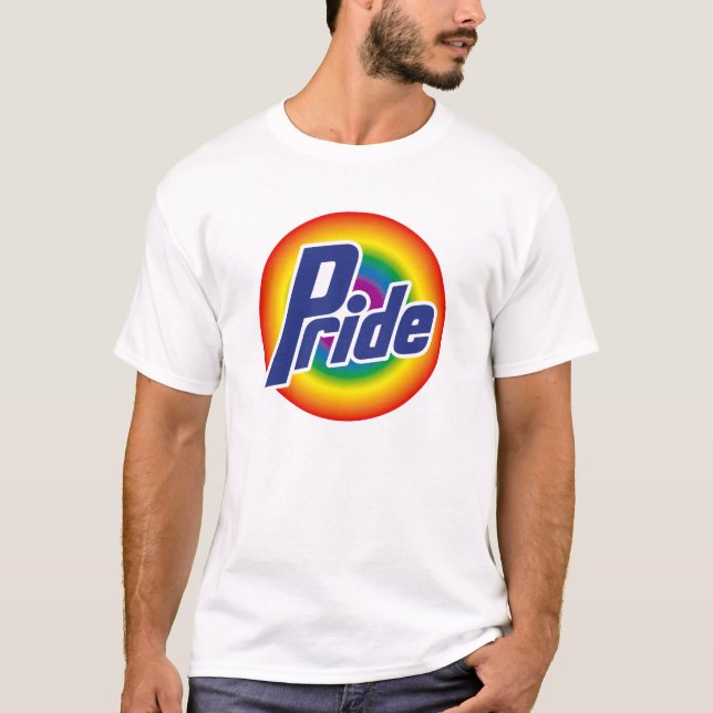 Gay Pride Rainbow Logo T-Shirt (Front)