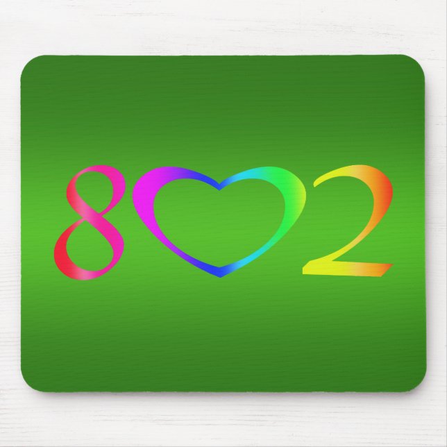 Gay Pride Rainbow Mouse Pad (Front)