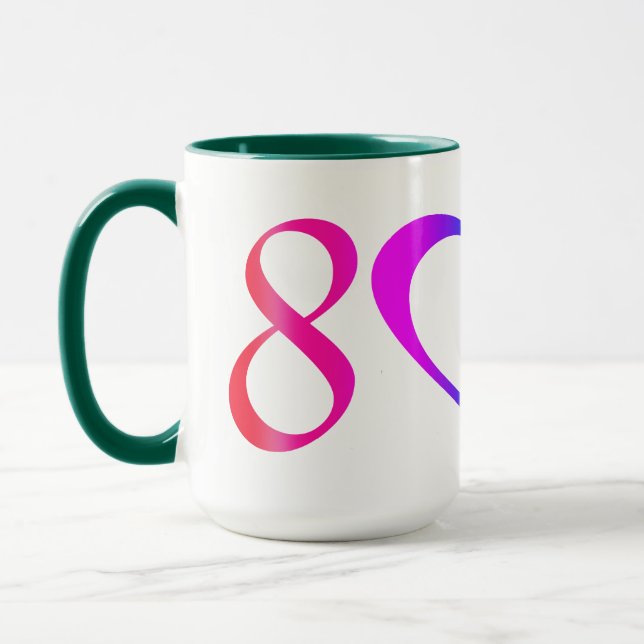 Gay Pride Rainbow Mug (Left)