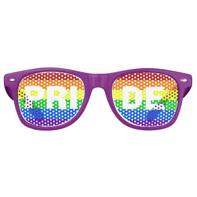 Gay Pride Rainbow Shades (Front)