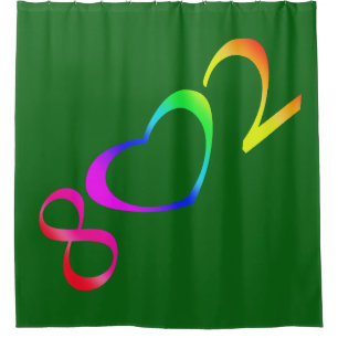 Gay Pride Rainbow Shower Curtain