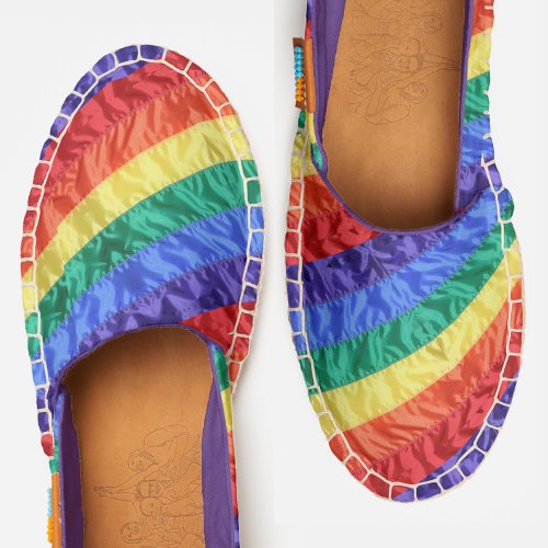 Gay Pride Rainbow Stripes LGBTQ Pride Flag Queer Espadrilles