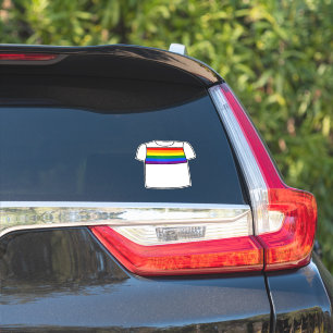 Gay Pride   Rainbow T-Shirt Sticker