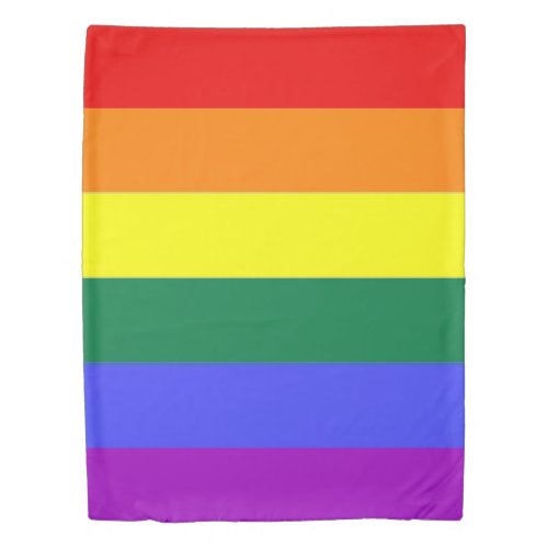 Gay Pride Rainbow Themed Duvet Cover