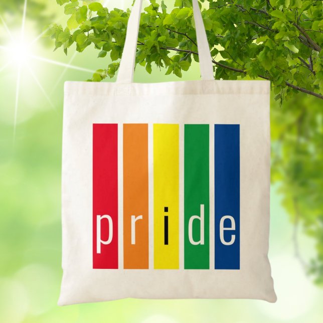Gay Pride Rainbow Tote Bag (Creator Uploaded)
