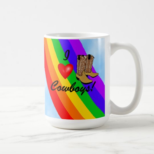 Gay Pride Rodeo Rainbow Coffee Mug