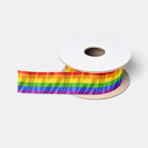 Gay Pride Satin Ribbon