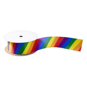 Gay Pride Satin Ribbon