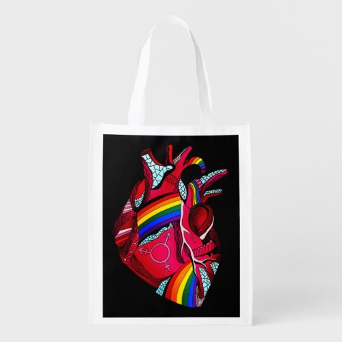 Gay Pride Shirts Men Women LGBT Rainbow Sounds Gay Grocery Bag