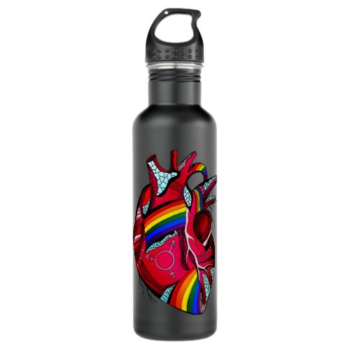 Gay Pride Shirts Men Women LGBT Rainbow Sounds Gay Stainless Steel Water Bottle