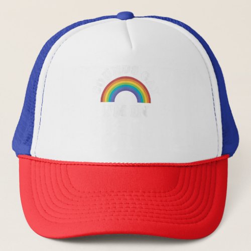 Gay Pride Shirts Men Women LGBT Rainbow Sounds Gay Trucker Hat