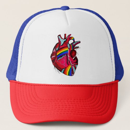 Gay Pride Shirts Men Women LGBT Rainbow Sounds Gay Trucker Hat