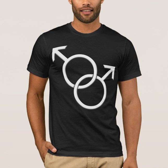 Gay Pride Shirts Men's Same-Sex Love Shirts (Front)