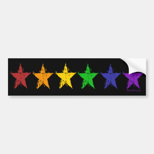Gay Pride Stars 01 Bumper Sticker
