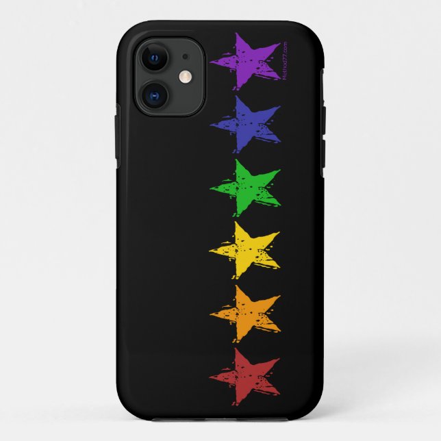 Gay Pride Stars 01 iPhone 5 Case (Back)