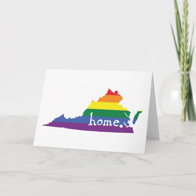 Gay Pride State | Virginia Card (Front)