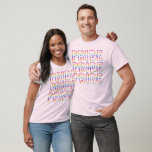 Gay Pride Sweet Rainbow Handlettering  T-shirt at Zazzle