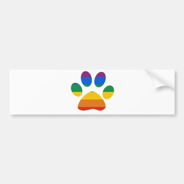 Gay Pride T-shirt Bumper Sticker (Front)