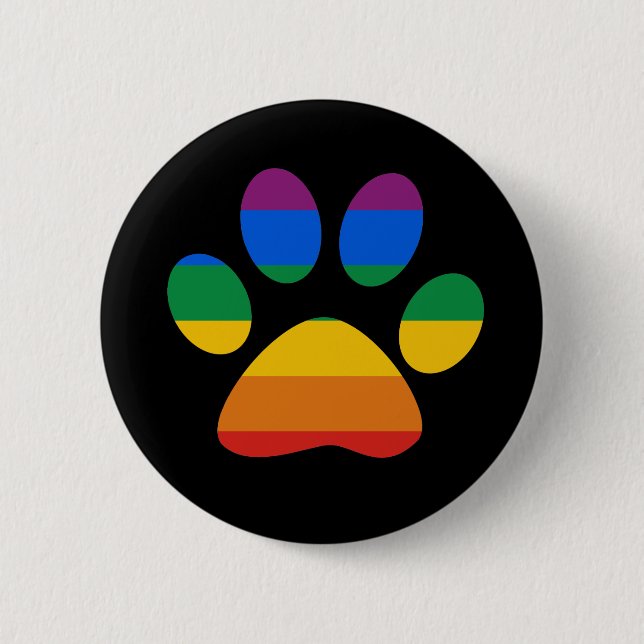Gay Pride T-shirt Button (Front)