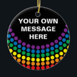 Gay Pride T-shirt Ceramic Ornament<br><div class="desc">Gay Pride Ornament</div>