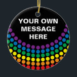 Gay Pride T-shirt Ceramic Ornament<br><div class="desc">Gay Pride Ornament</div>