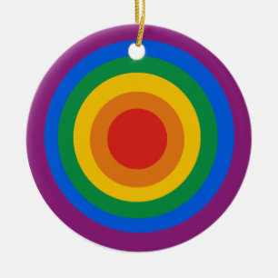 Gay Pride T-shirt Ceramic Ornament