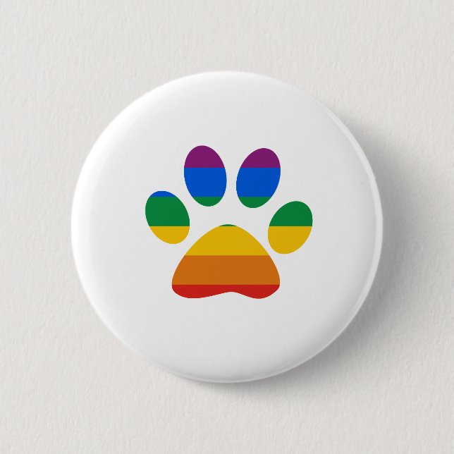 Gay Pride T-shirt Pinback Button (Front)