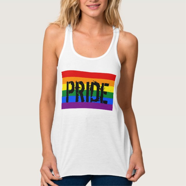 Gay Pride Tank Top (Front)