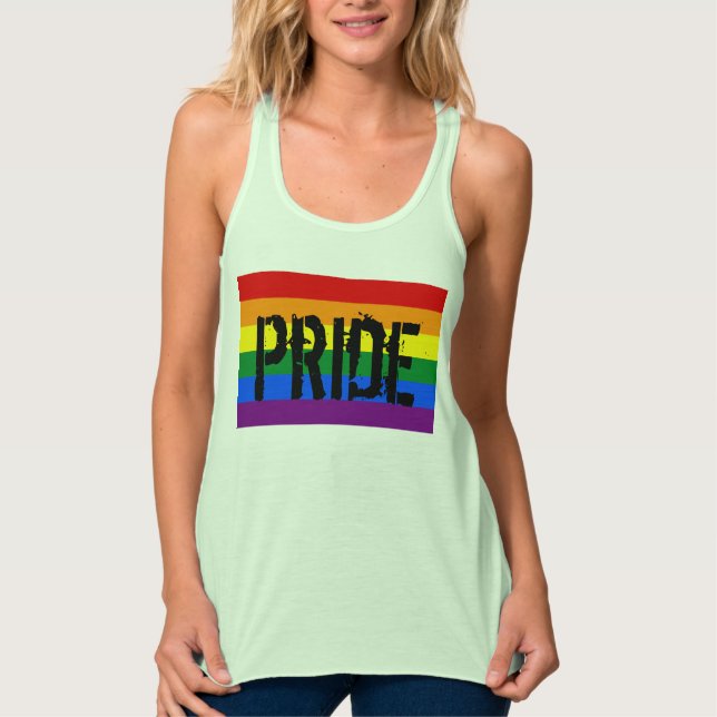 Gay Pride Tank Top (Front)